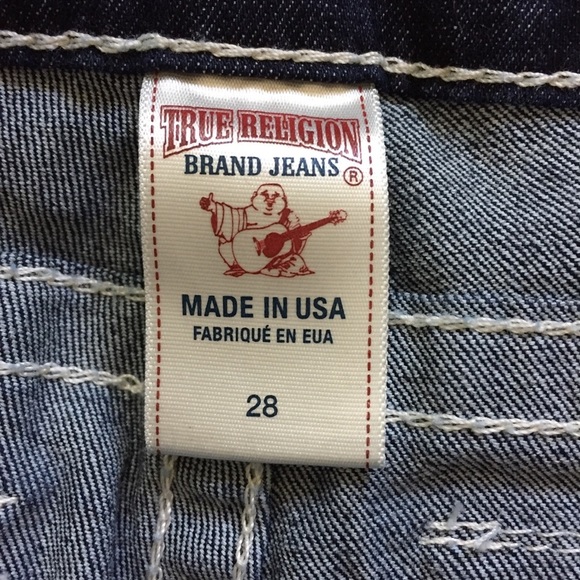 NWT True Religious Straight Low Rise Jeans - Picture 9 of 12